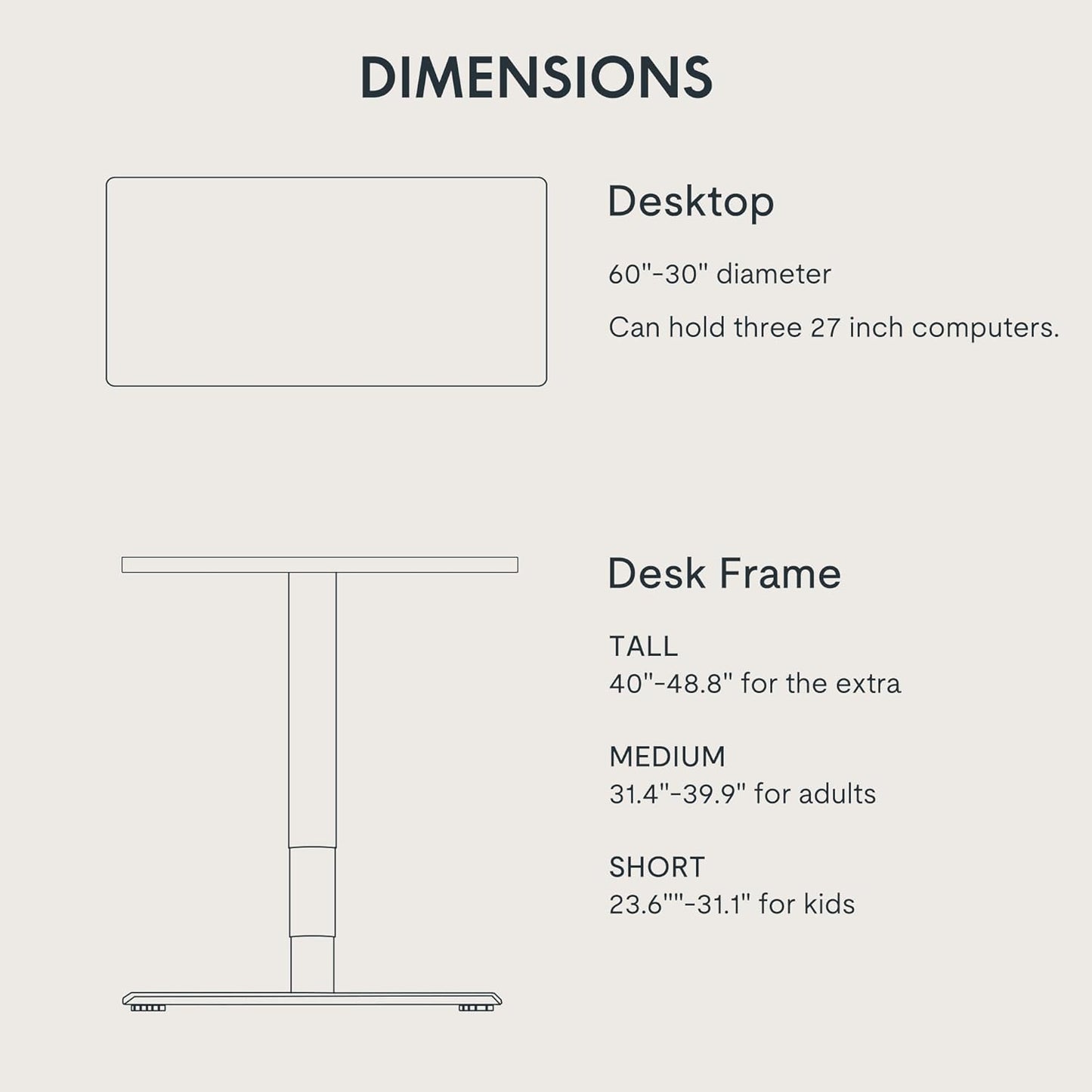 E6 MAX Heavy Duty Standing Desk
