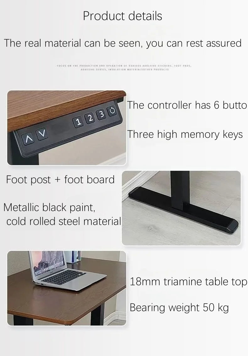 Apex Compact Smart Dual Motor Standing Desk—Modular Design