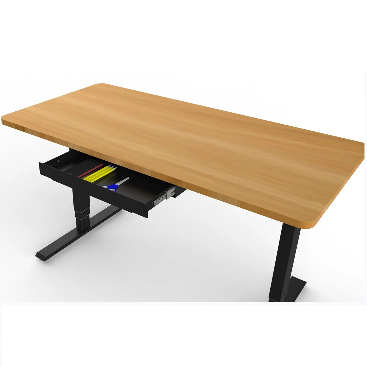 Apex Metal Under Desk Drawer Organizer – Slim Single Slide-Out Storage