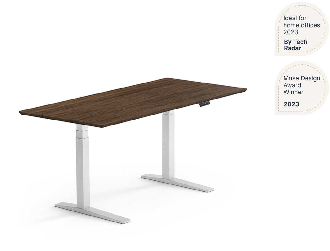 Premium Standing Desk — Bamboo (E7 Pro)