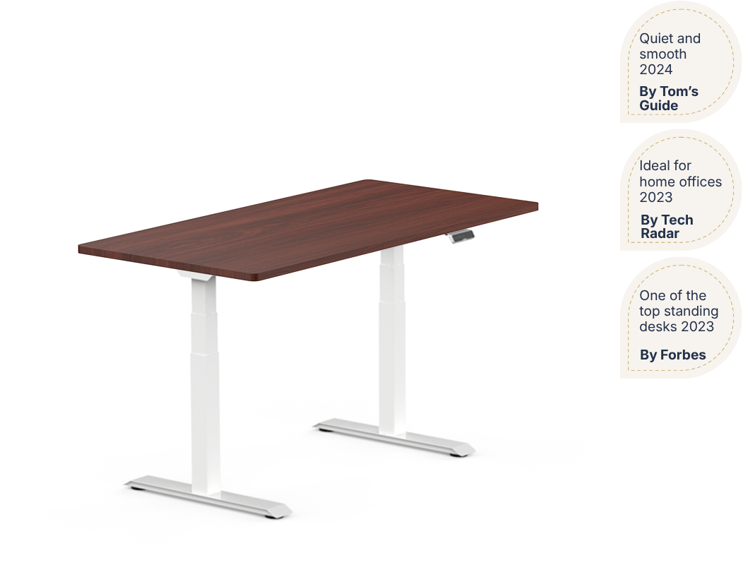 Pro Plus Standing Desk — Solid Wood Texture (E7)
