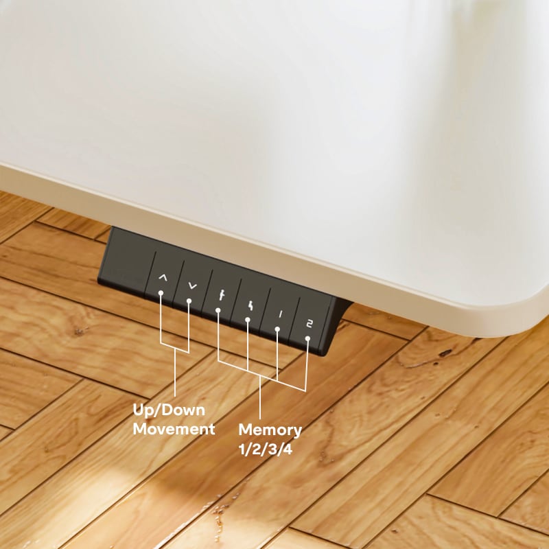 Essential Electric Standing Desk — Chipboard (E2)