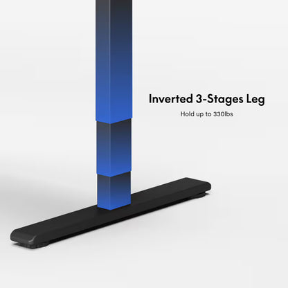 L-Shaped Standing Desk — Frame Only (E7L-Lite)