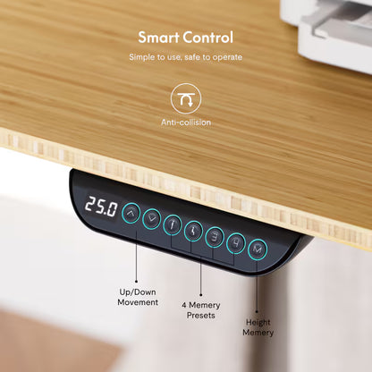 L-Shaped Standing Desk — Frame Only (E7L-Lite)
