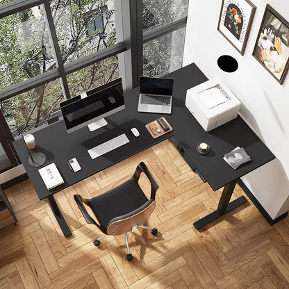 L-Shaped Standing Desk — Chipboard (E2L)
