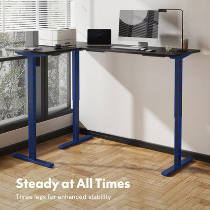 L-Shaped Standing Desk — Chipboard (E2L)