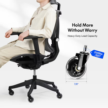 Blade Chair Casters for Hardwood Floors (W4)