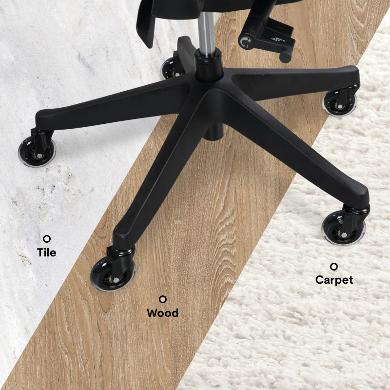 Blade Chair Casters for Hardwood Floors (W4)
