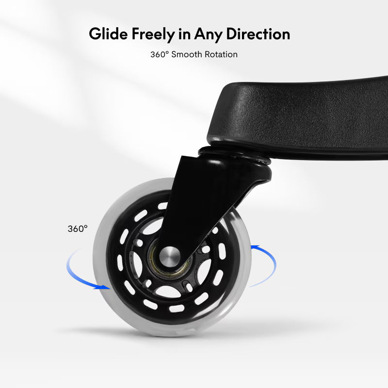 Blade Chair Casters for Hardwood Floors (W4)