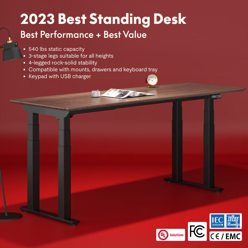 4-leg Standing Desk — Chipboard (E7 Plus)