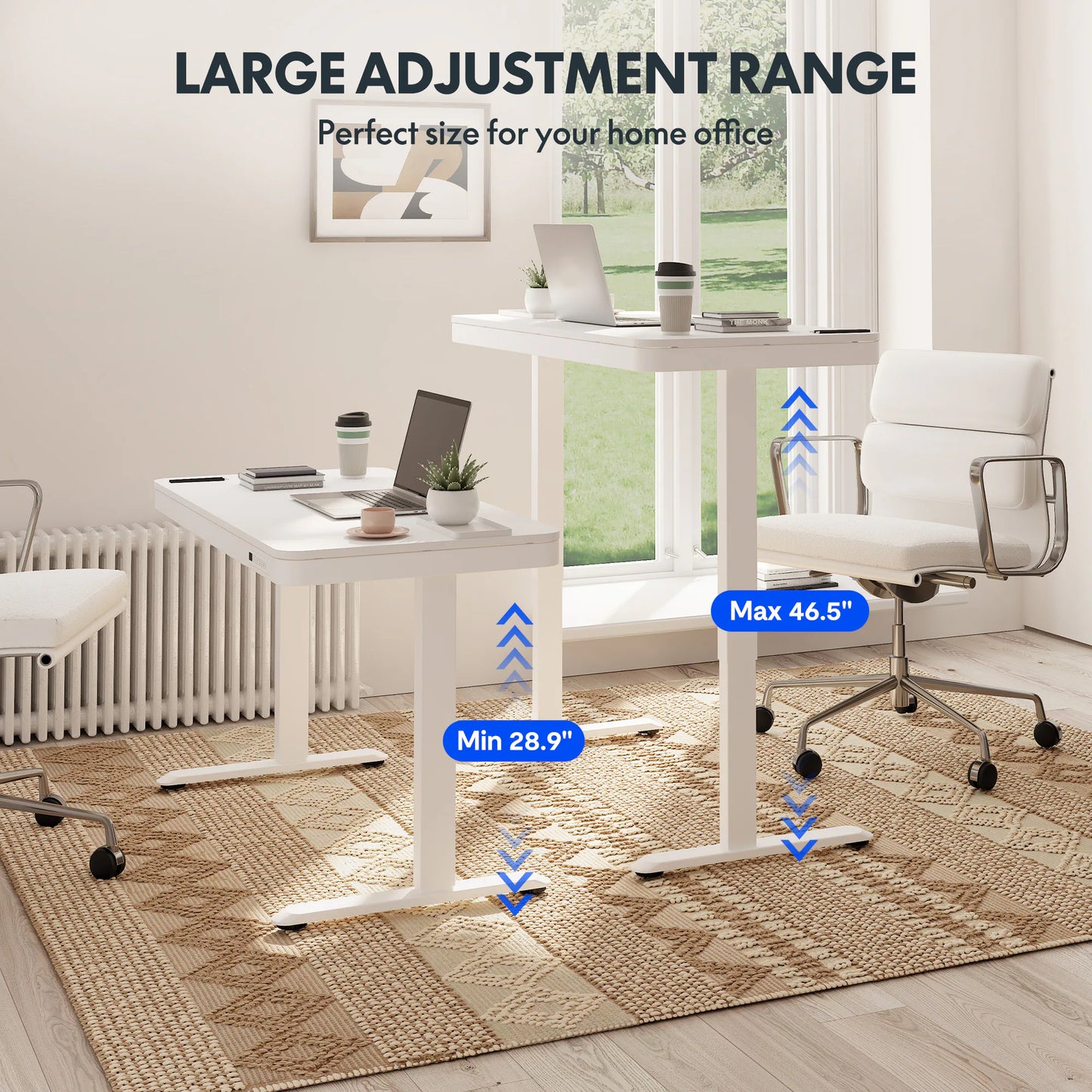 Comhar Standing Desk with Drawers