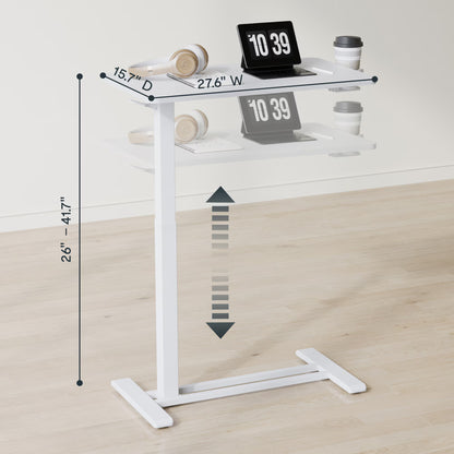 Height Adjustable Side Desk Overbed Table (H5)