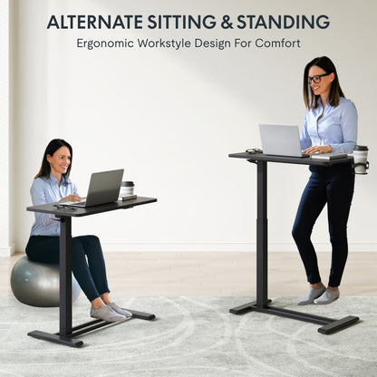 Height Adjustable Side Desk Overbed Table (H5)