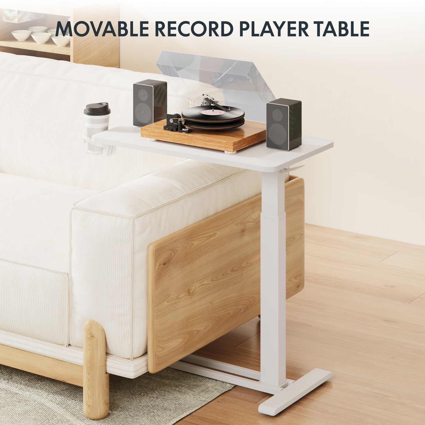 Height Adjustable Side Desk Overbed Table (H5)