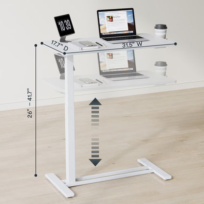 Height Adjustable Side Desk Overbed Table (H5)