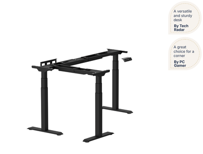 Pro L-Shaped Standing Desk — Frame Only (E7L)