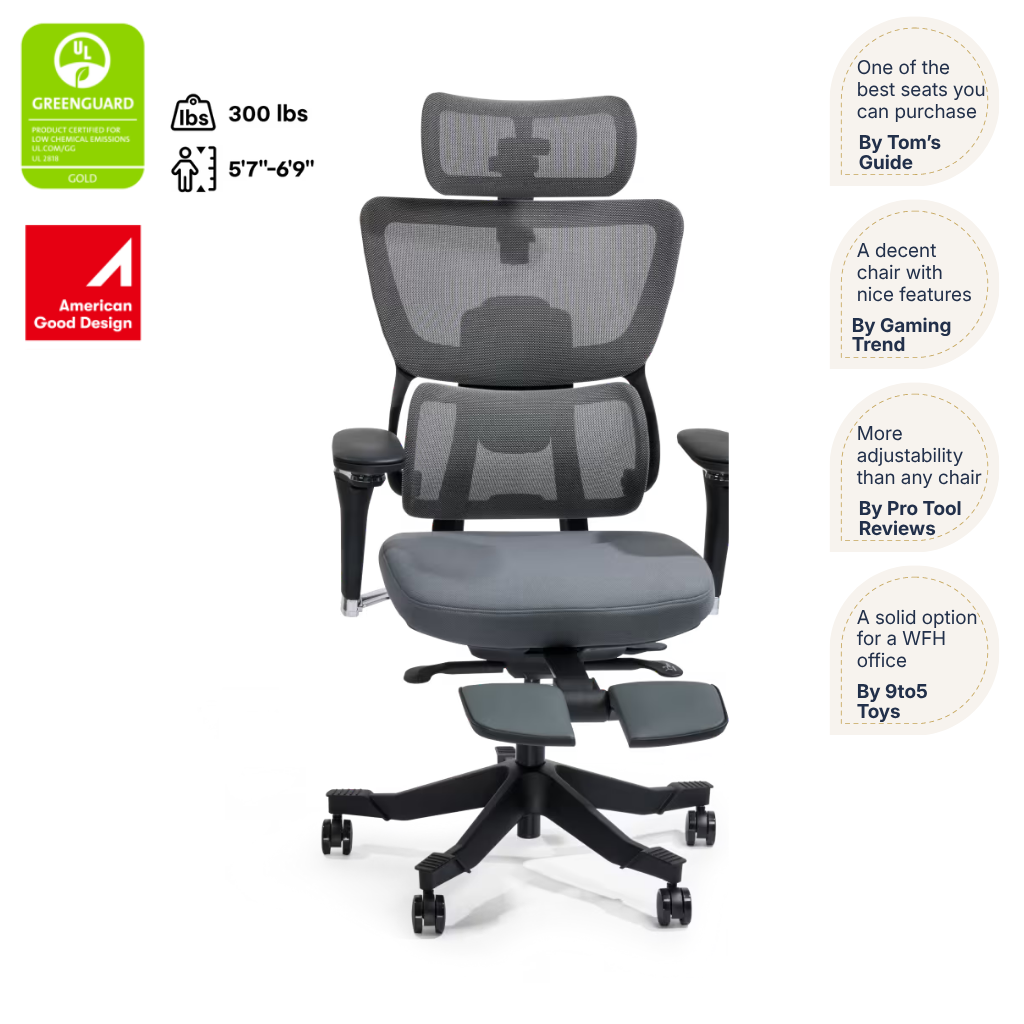 Chaise de bureau ergonomique haut de gamme (C7 Max)