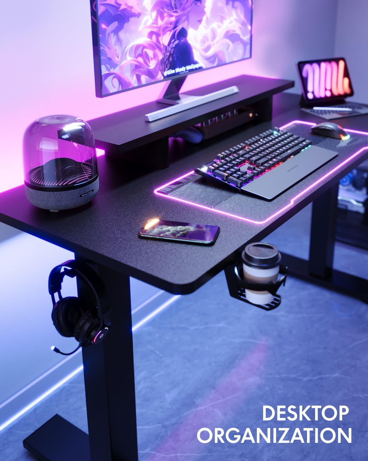 Standing Desk with Monitor Stand — (E2)