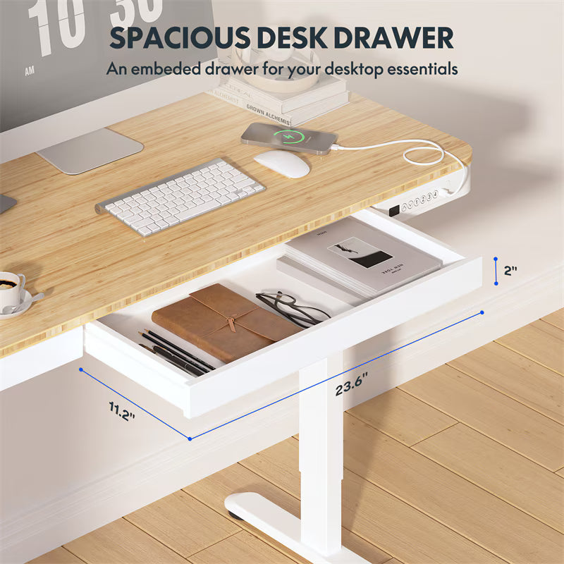 Comhar Standing Desk with Drawers