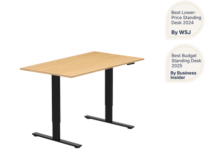 Essential Electric Standing Desk — Bamboo (E2)