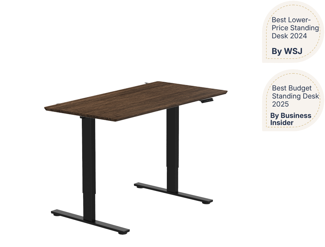 Essential Electric Standing Desk — Bamboo (E2)