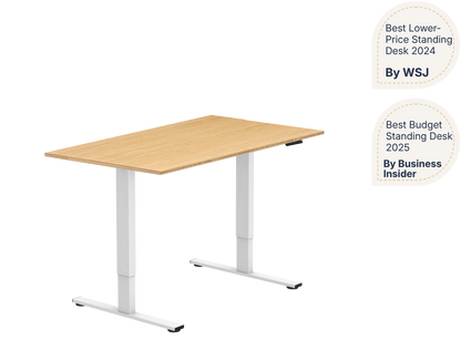 Essential Electric Standing Desk — Bamboo (E2)