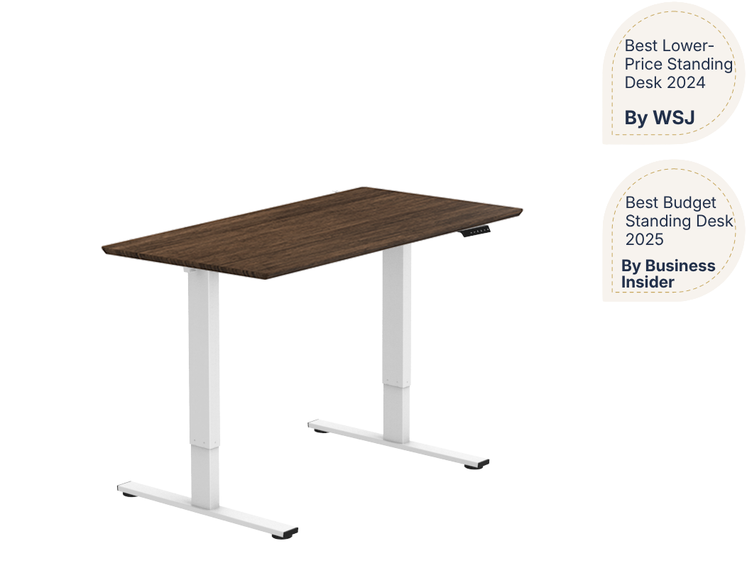 Essential Electric Standing Desk — Bamboo (E2)