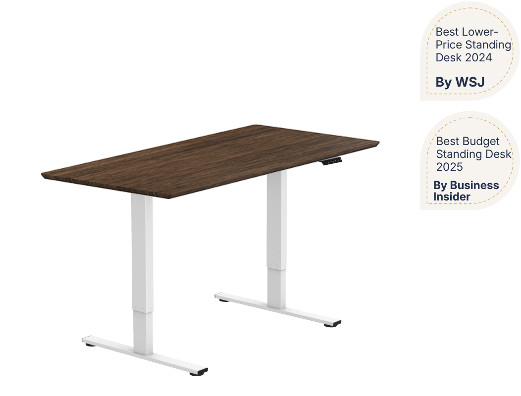 Essential Electric Standing Desk — Bamboo (E2)