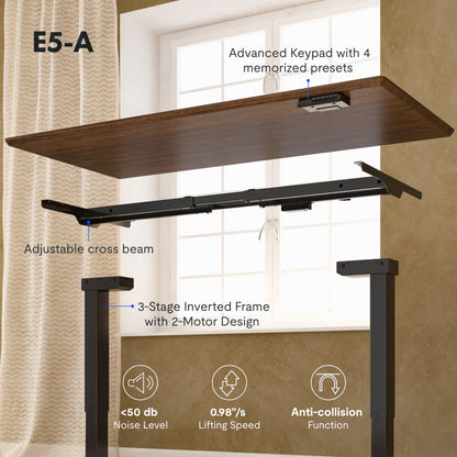Pro Standing Desk — Frame Only (E5)