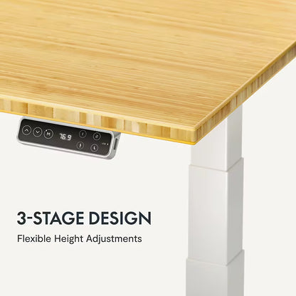 Pro Plus Standing Desk — Bamboo (E7)
