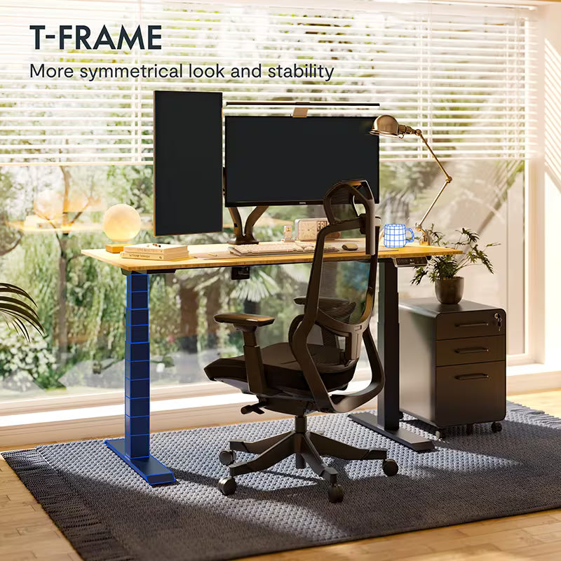 Pro Plus Standing Desk — Bamboo (E7)