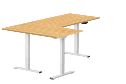 L-Shaped Standing Desk — Frame Only (E7L-Lite)