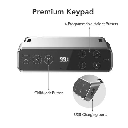 Pro Plus Standing Desk — Bamboo (E7)