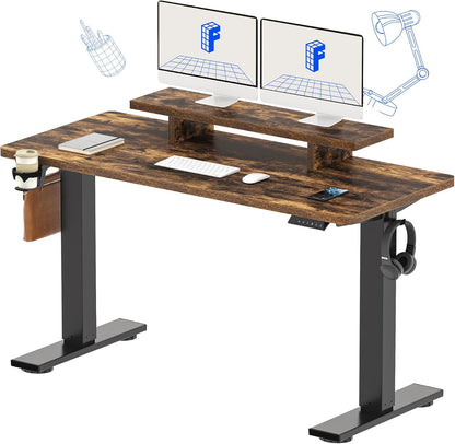 Standing Desk with Monitor Stand — (E2)