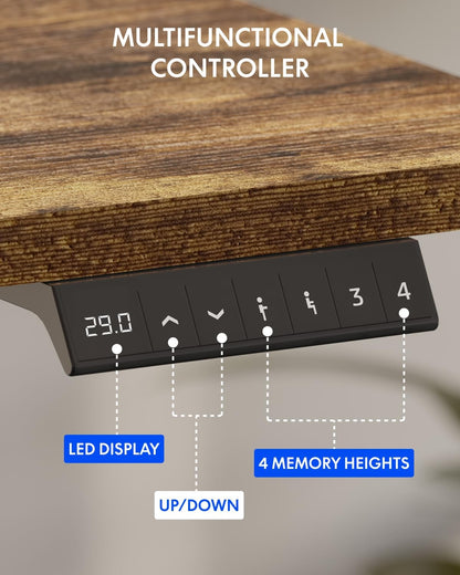 Standing Desk with Monitor Stand — (E2)