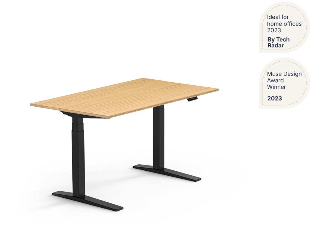 Premium Standing Desk — Bamboo (E7 Pro)
