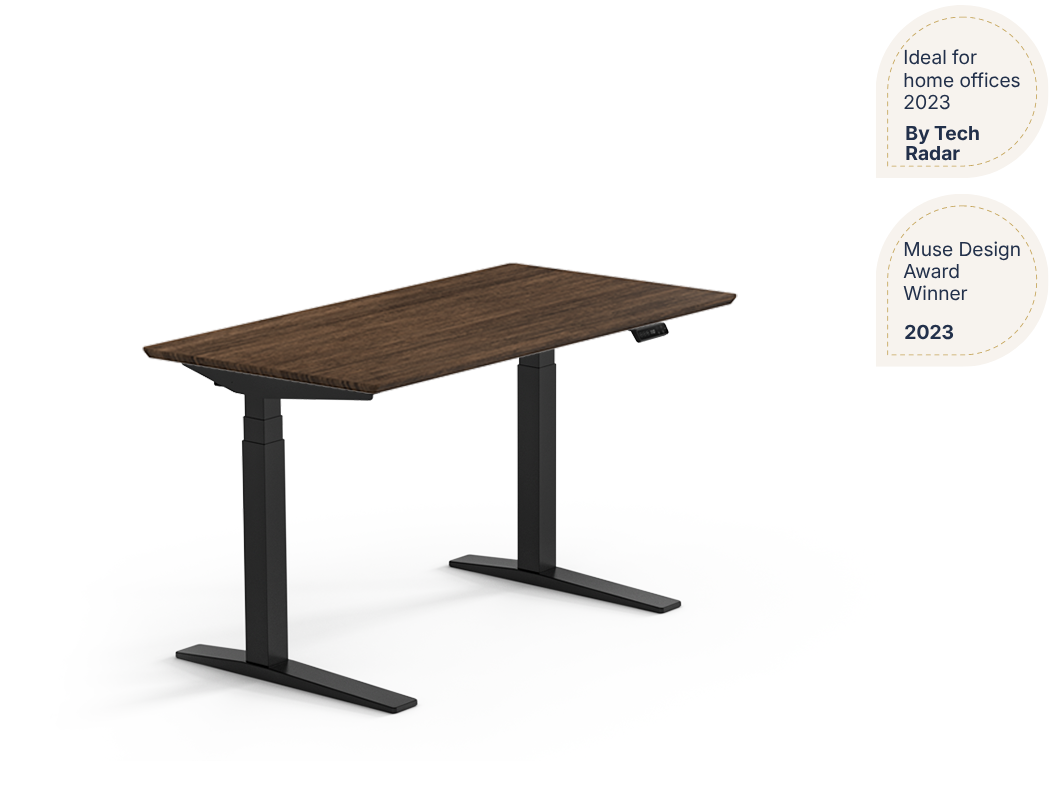 Premium Standing Desk — Bamboo (E7 Pro)