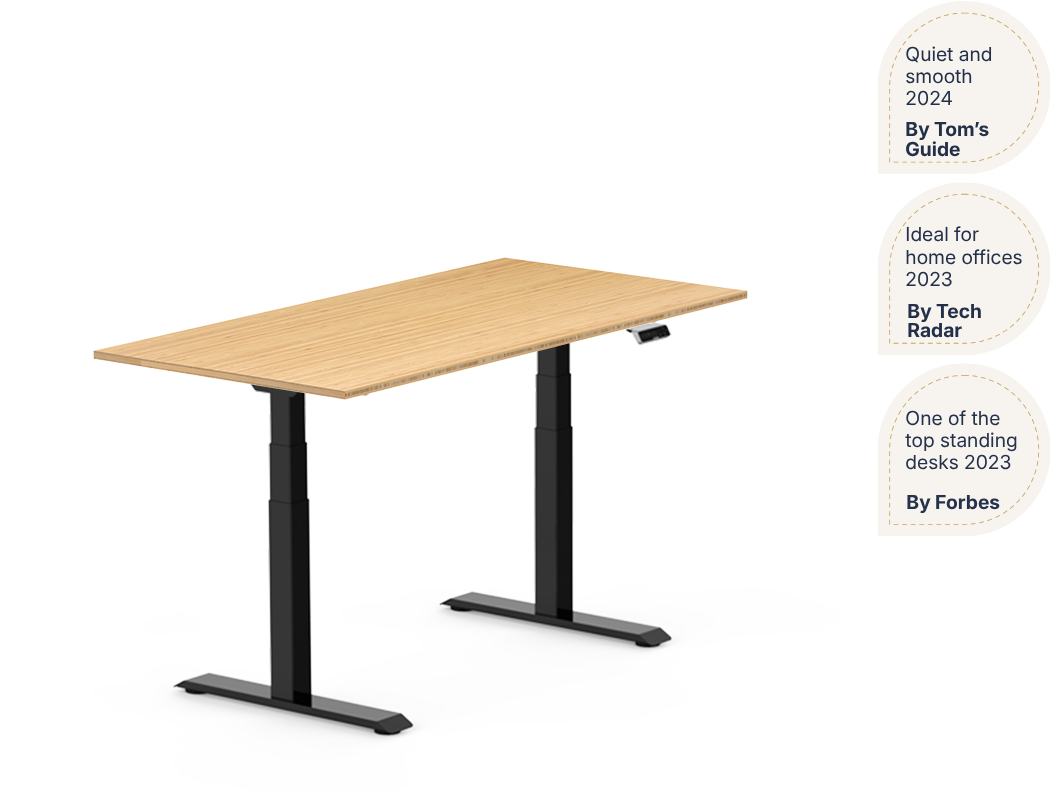 Pro Plus Standing Desk — Bamboo (E7)