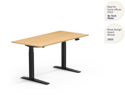 Premium Standing Desk — Bamboo (E7 Pro)