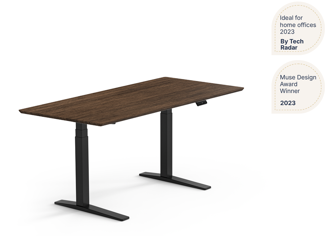 Premium Standing Desk — Bamboo (E7 Pro)