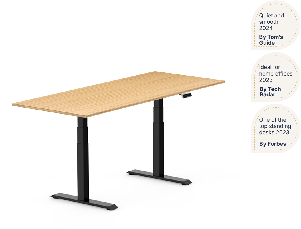 Pro Plus Standing Desk — Bamboo (E7)