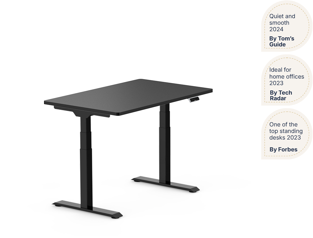 Pro Plus Standing Desk — Solid Wood Texture (E7)