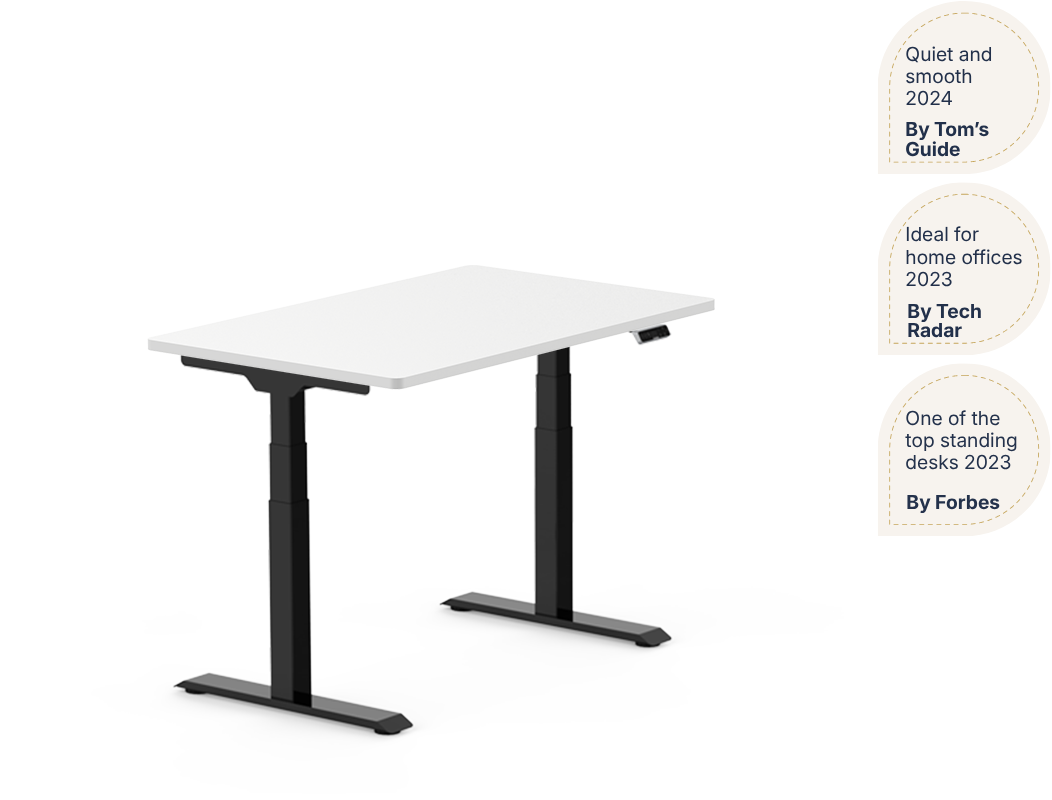 Pro Plus Standing Desk — Solid Wood Texture (E7)