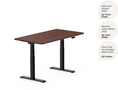 Pro Plus Standing Desk — Solid Wood Texture (E7)