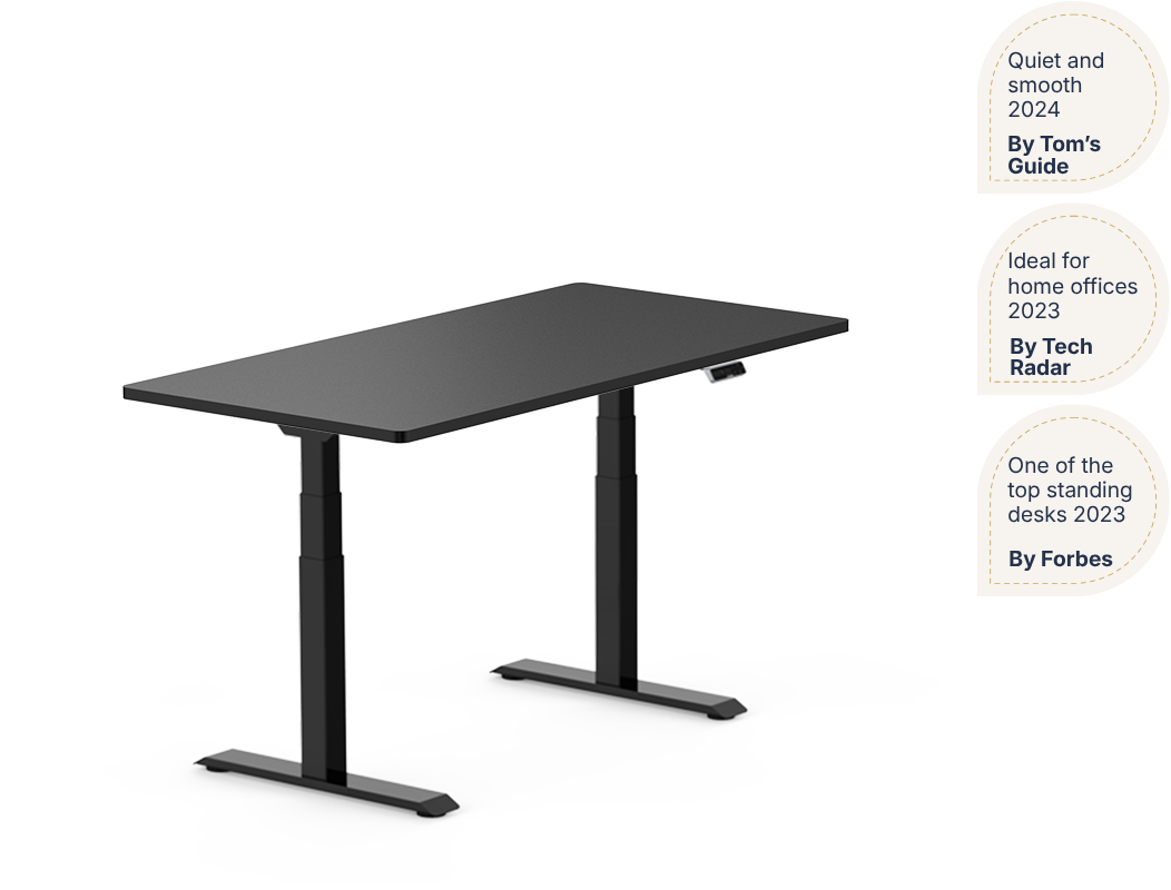 Pro Plus Standing Desk — Solid Wood Texture (E7)