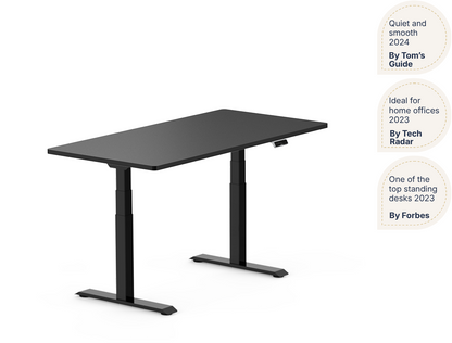 Pro Plus Standing Desk — Solid Wood Texture (E7)