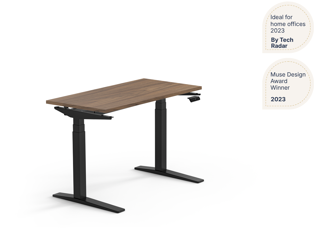 Premium Standing Desk — Solid Wood Texture (E7 Pro)