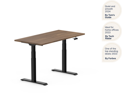 Pro Plus Standing Desk — Solid Wood Texture (E7)