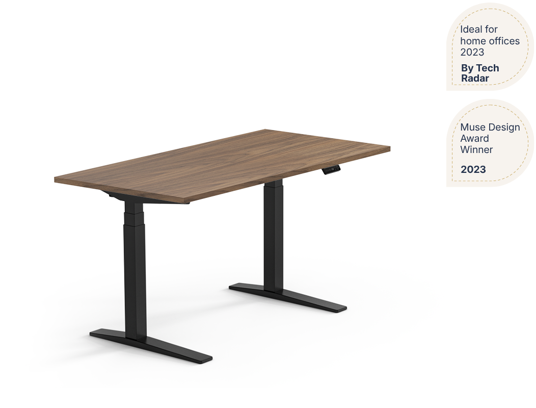 Premium Standing Desk — Solid Wood Texture (E7 Pro)
