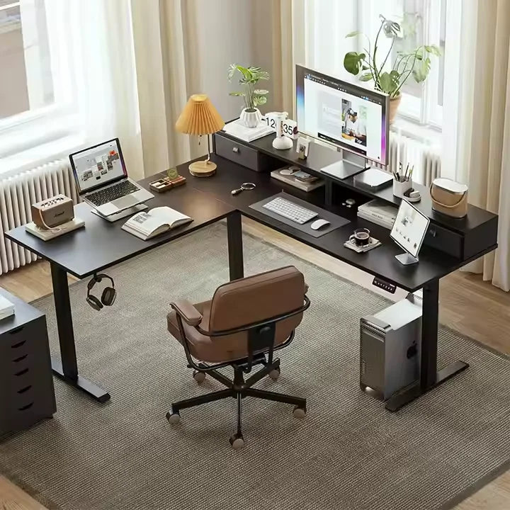 Apex Modular L-Shaped Standing Desk